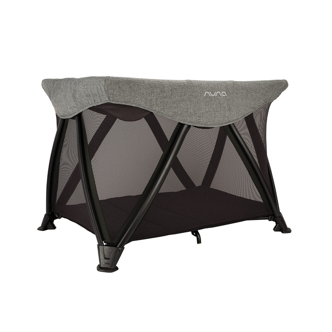 Nuna SENA Aire Travel Cot - Charcoal-Travel Cots-No Cover- | Natural Baby Shower