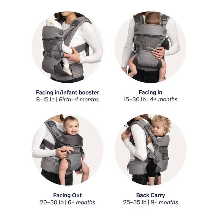 Nuna CUDL Softened Baby Carrier - Thunder-Baby Carriers- | Natural Baby Shower