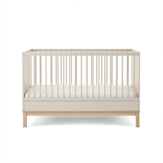 Obaby Astrid Cot Bed - Satin-Cot Beds-Satin-No Mattress | Natural Baby Shower