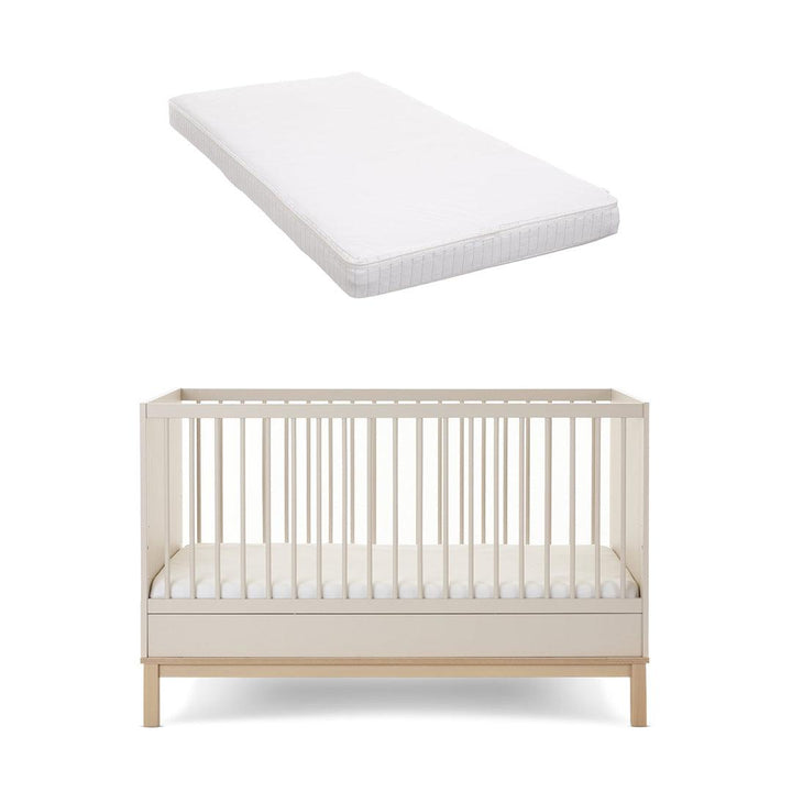 Obaby Astrid Cot Bed - Satin-Cot Beds-Satin-Moisture Management Mattress | Natural Baby Shower