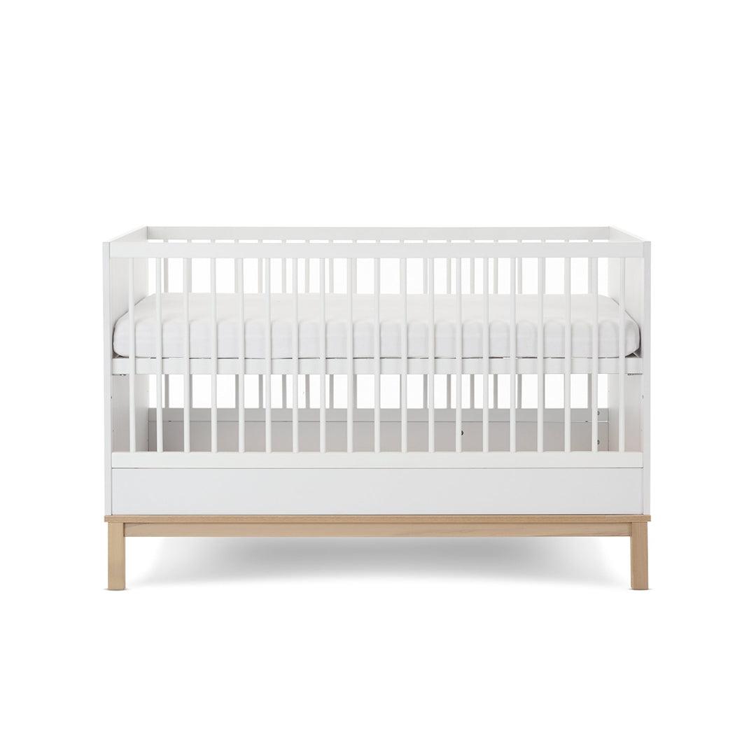 Obaby Astrid Cot Bed - White-Cot Beds-White-No Mattress | Natural Baby Shower