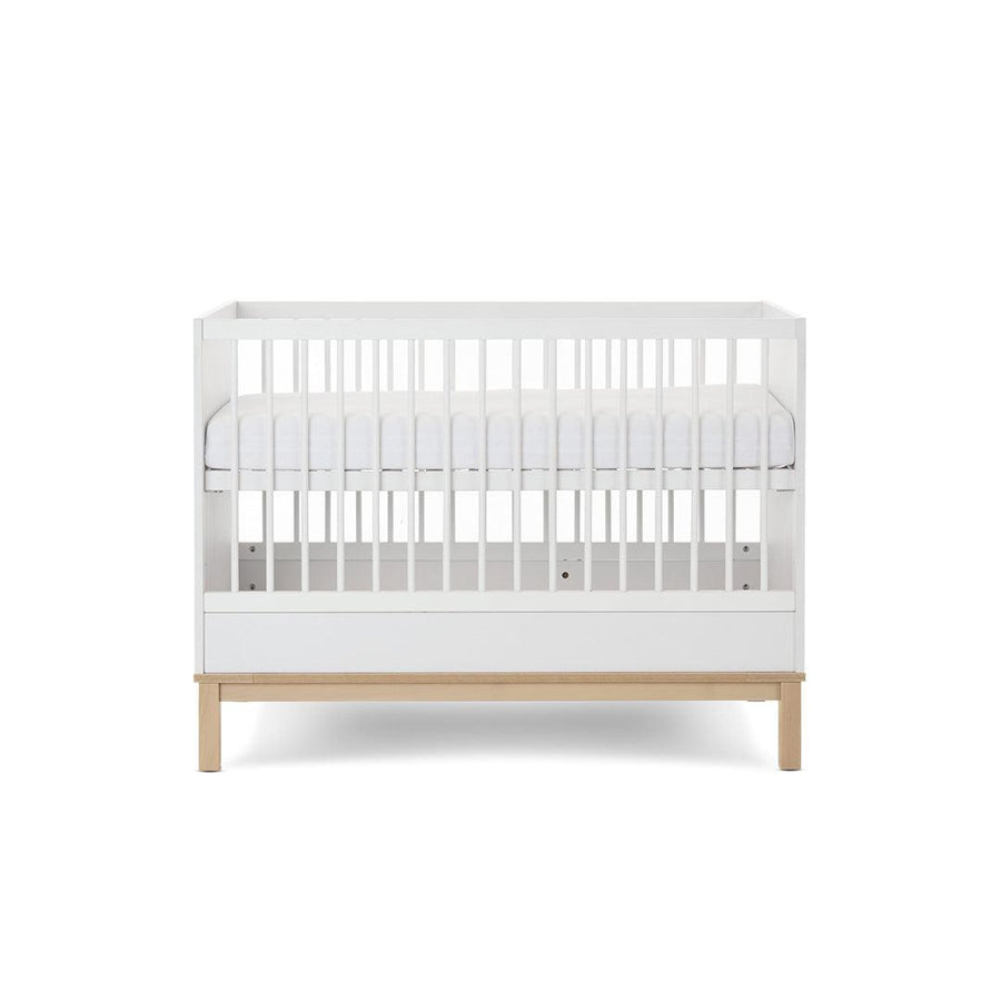 Obaby Astrid Mini Cot Bed - White-Cot Beds-White-No Mattress | Natural Baby Shower