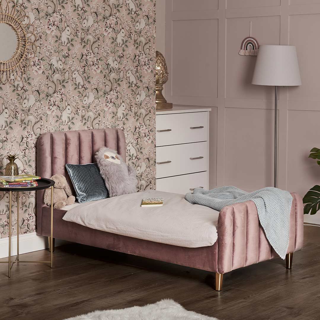 Obaby Gatsby Velvet Toddler Bed