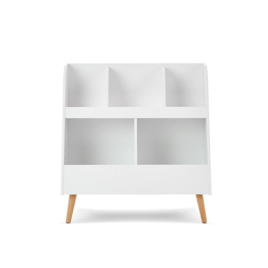 Obaby Maya Bookcase/Toy Storage - White + Natural-Toy Boxes- | Natural Baby Shower