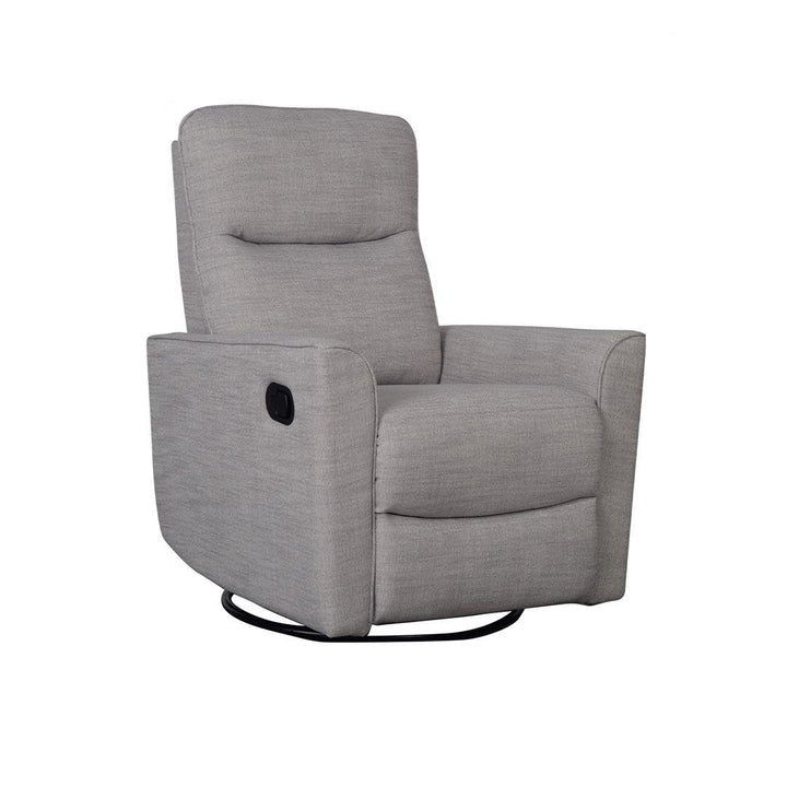 Obaby Savannah Swivel Glider Recliner Chair - Pebble-Feeding Chairs- | Natural Baby Shower