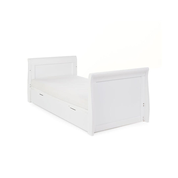 Obaby Stamford Classic Cot Bed - White-Cot Beds-No Extras- | Natural Baby Shower