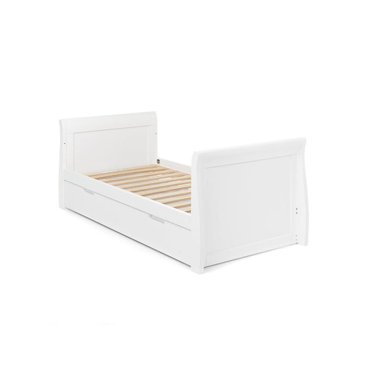 Obaby Stamford Classic Cot Bed - White-Cot Beds-No Extras- | Natural Baby Shower