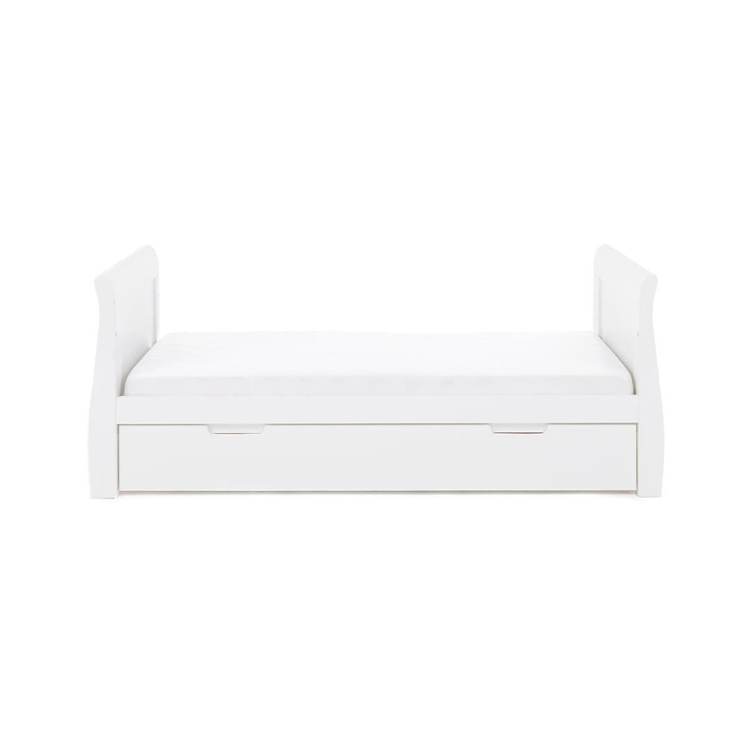 Obaby Stamford Classic Cot Bed - White-Cot Beds-No Extras- | Natural Baby Shower