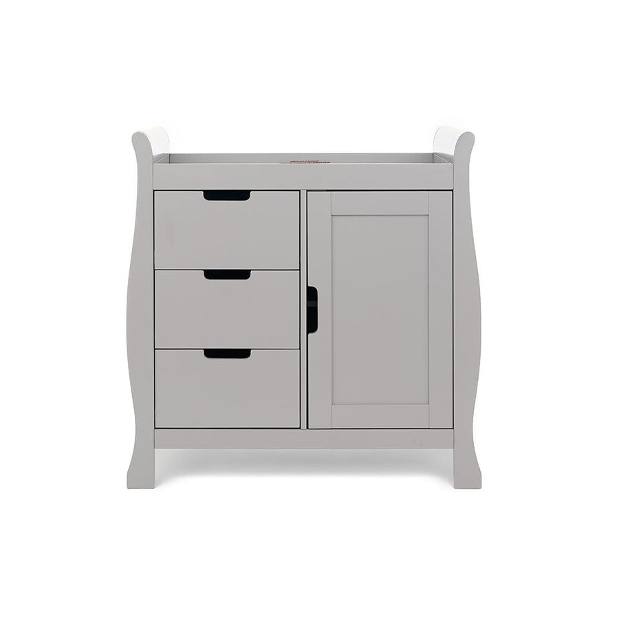 Obaby Stamford Closed Changing Unit - Warm Grey-Changing Units- | Natural Baby Shower