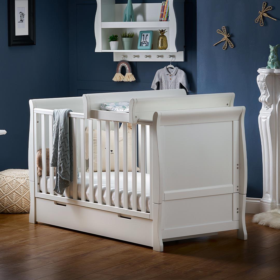 Obaby Stamford Cot Top Changer - White-Changing Units- | Natural Baby Shower