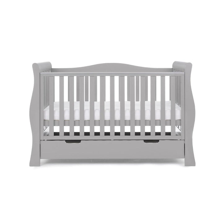 Obaby Stamford Luxe 2 Piece Room Set - Warm Grey-Nursery Sets- | Natural Baby Shower