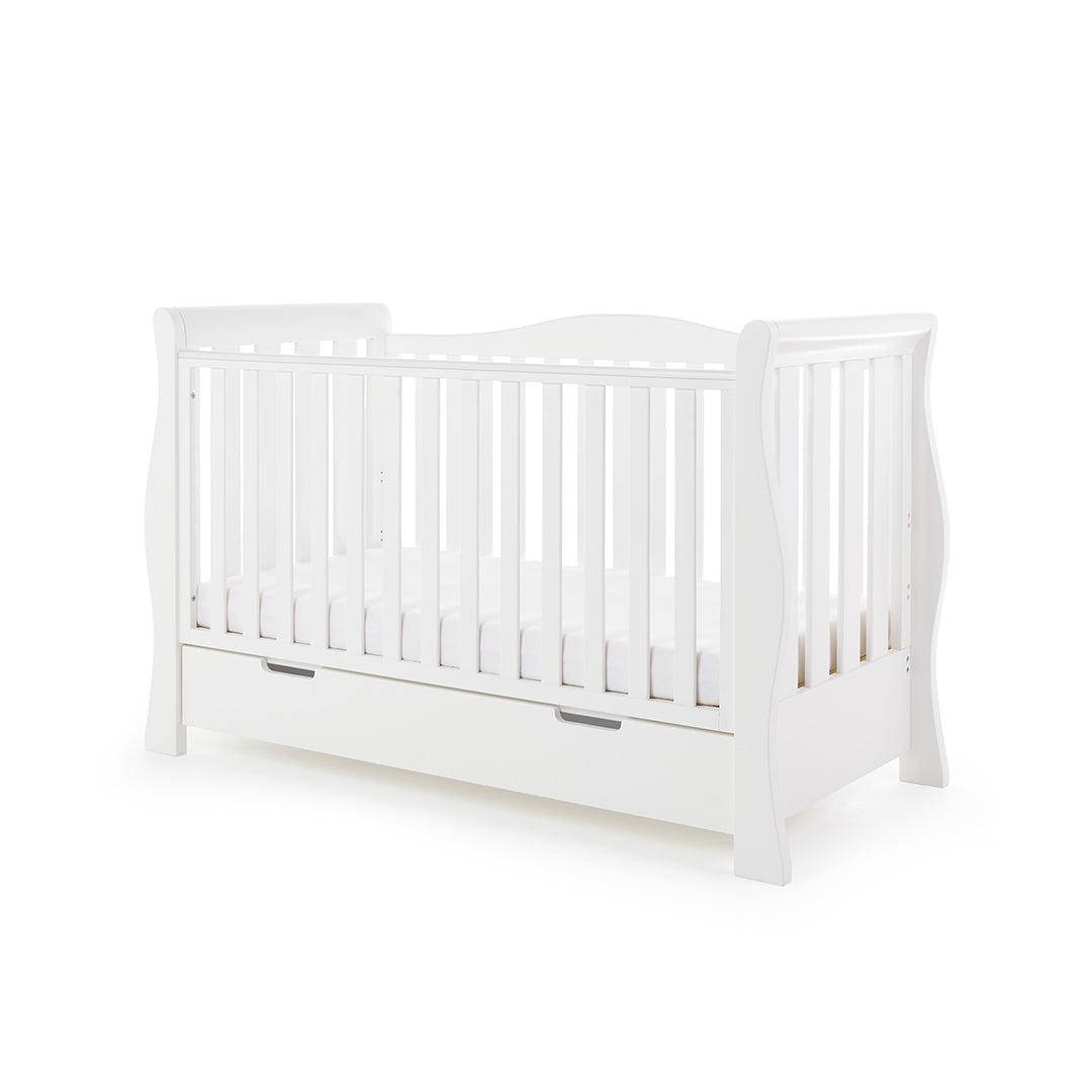 Obaby Stamford Luxe 4 Piece Room Set - White-Nursery Sets- | Natural Baby Shower