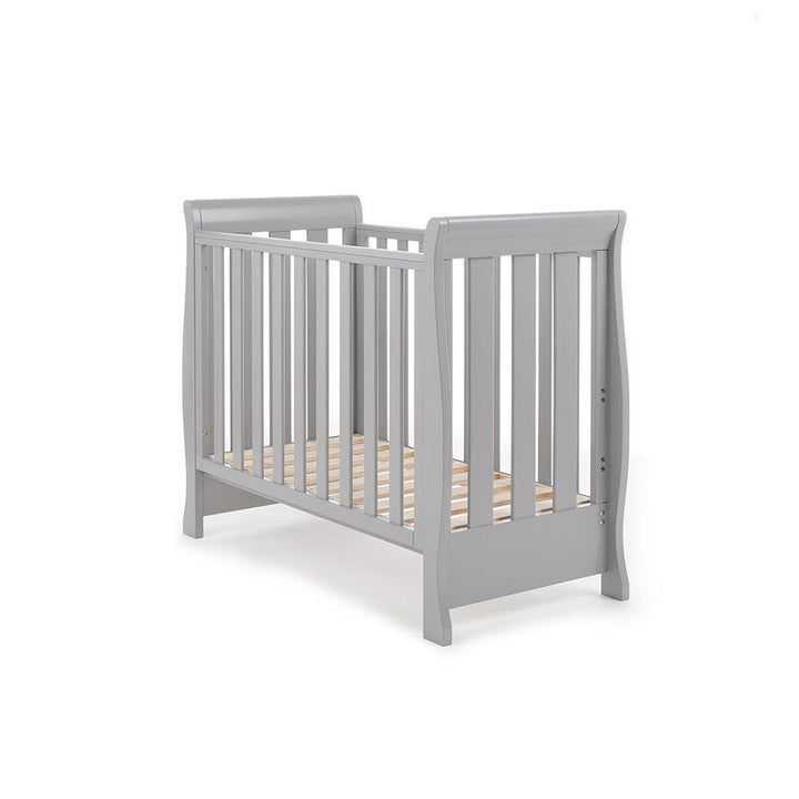 Obaby Stamford Space Saver Cot - Warm Grey-Cots-No Extras- | Natural Baby Shower
