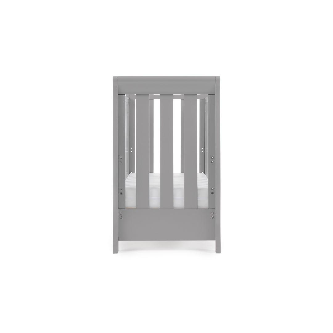 Obaby Stamford Space Saver Cot - Warm Grey-Cots-No Extras- | Natural Baby Shower