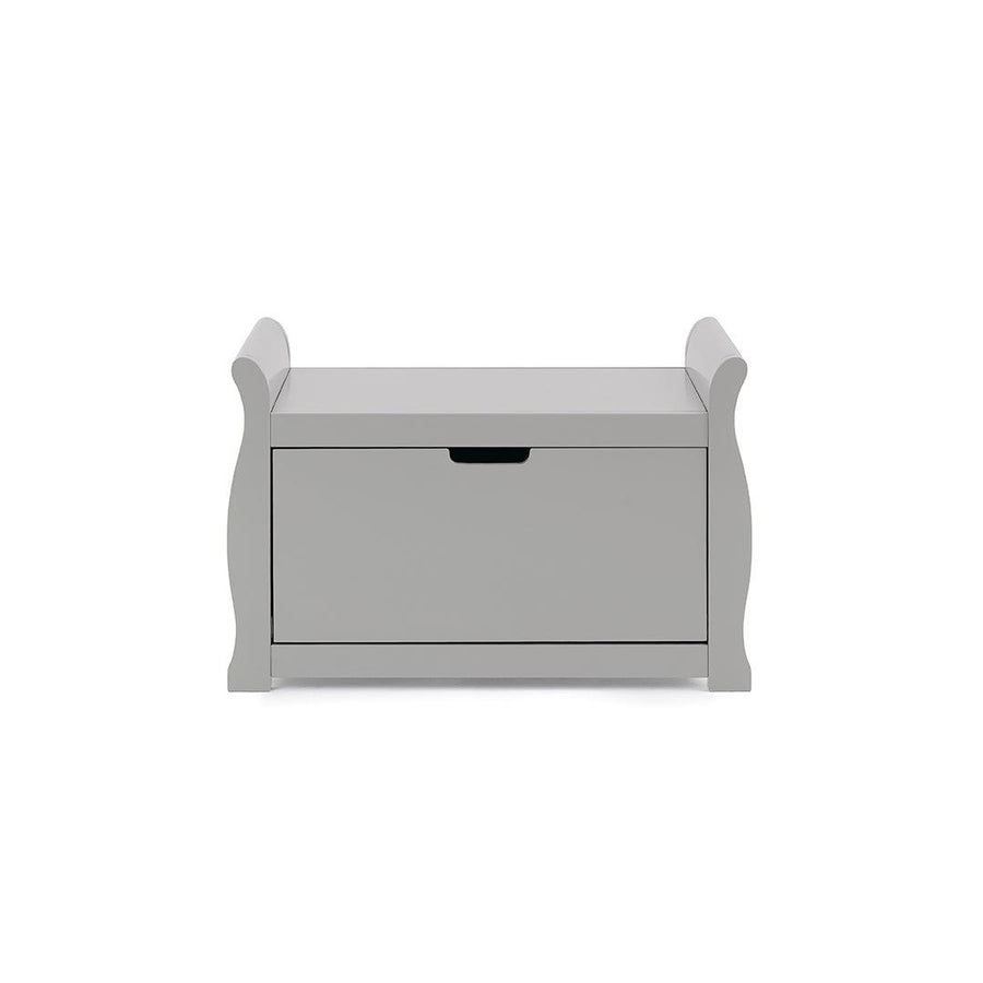 Obaby Stamford Toy Box - Warm Grey-Toy Boxes- | Natural Baby Shower