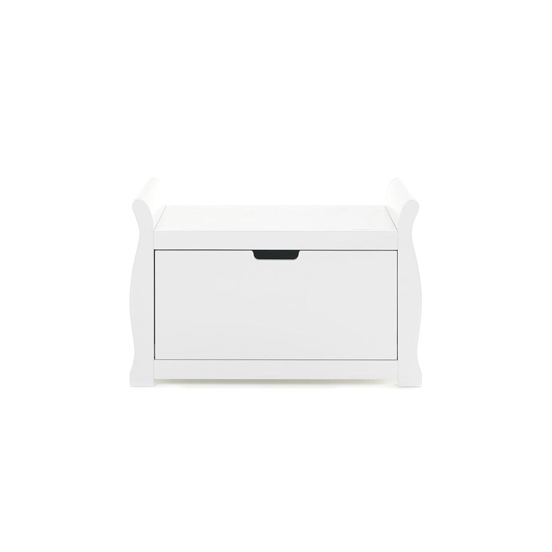 Obaby Stamford Toy Box - White-Toy Boxes- | Natural Baby Shower
