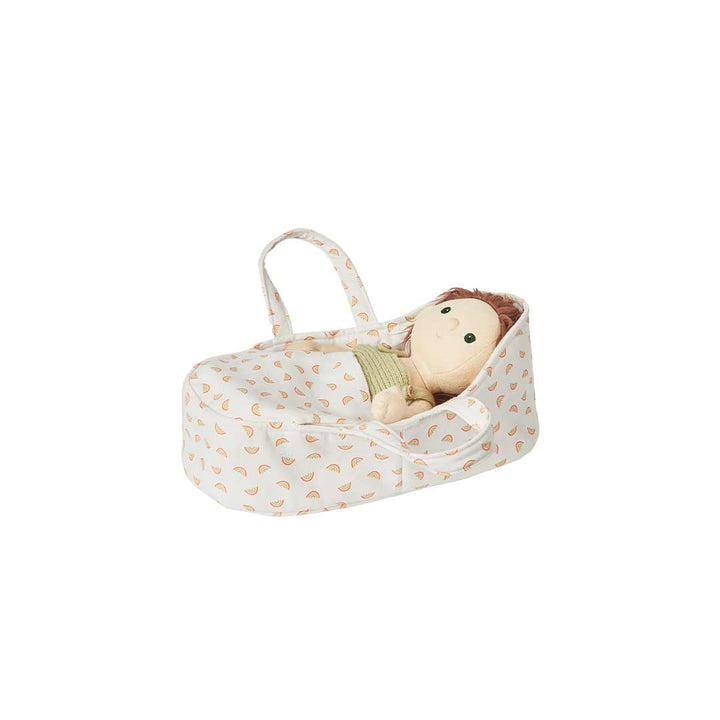 Olli Ella Dinkum Doll Carry Cot - Rainbow-Dolls Accessories- | Natural Baby Shower