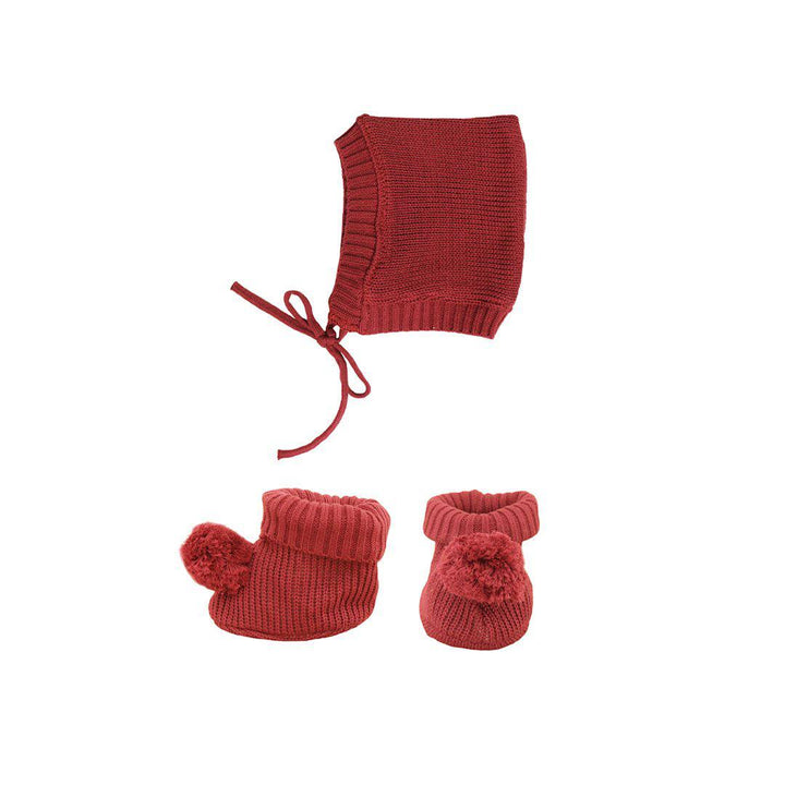 Olli Ella Dinkum Doll Knit Set - Plum-Dolls Accessories- | Natural Baby Shower