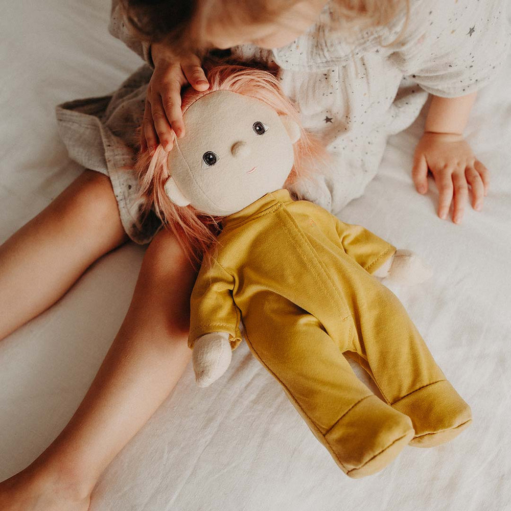 Olli Ella Dinkum Doll Pyjamas - Honey-Dolls Accessories-Honey- | Natural Baby Shower