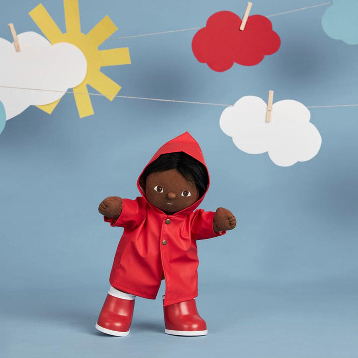 Olli Ella Dinkum Doll Rainy Play Set - Red-Dolls Accessories- | Natural Baby Shower