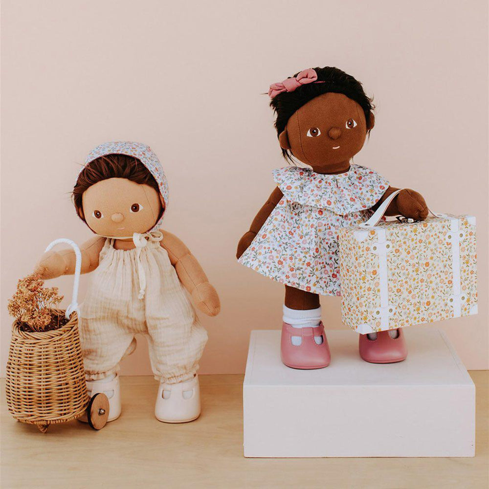 Olli Ella Dinkum Doll Travel Togs - Blush-Dolls Accessories- | Natural Baby Shower
