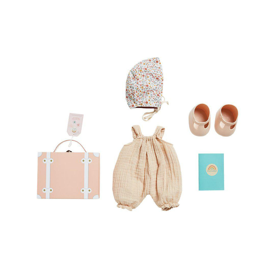 Olli Ella Dinkum Doll Travel Togs - Blush-Dolls Accessories- | Natural Baby Shower
