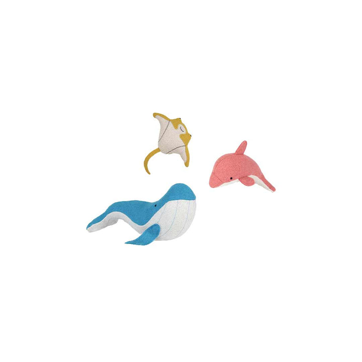 Olli Ella Holdie Folk Set - Ocean Animals-Soft Toys- | Natural Baby Shower