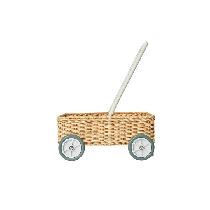 Olli Ella Rattan Wamble Walker - Straw-Storage-Straw- | Natural Baby Shower