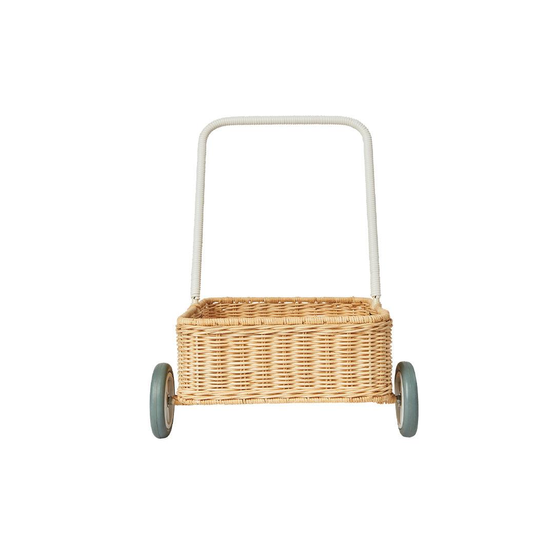 Olli Ella Rattan Wamble Walker - Straw-Storage-Straw- | Natural Baby Shower