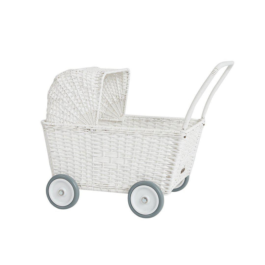 Olli Ella Strolley - White-Dolls Prams- | Natural Baby Shower