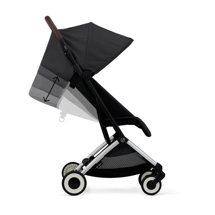 CYBEX Orfeo Pushchair - Moon Black-Strollers-Moon Black- | Natural Baby Shower