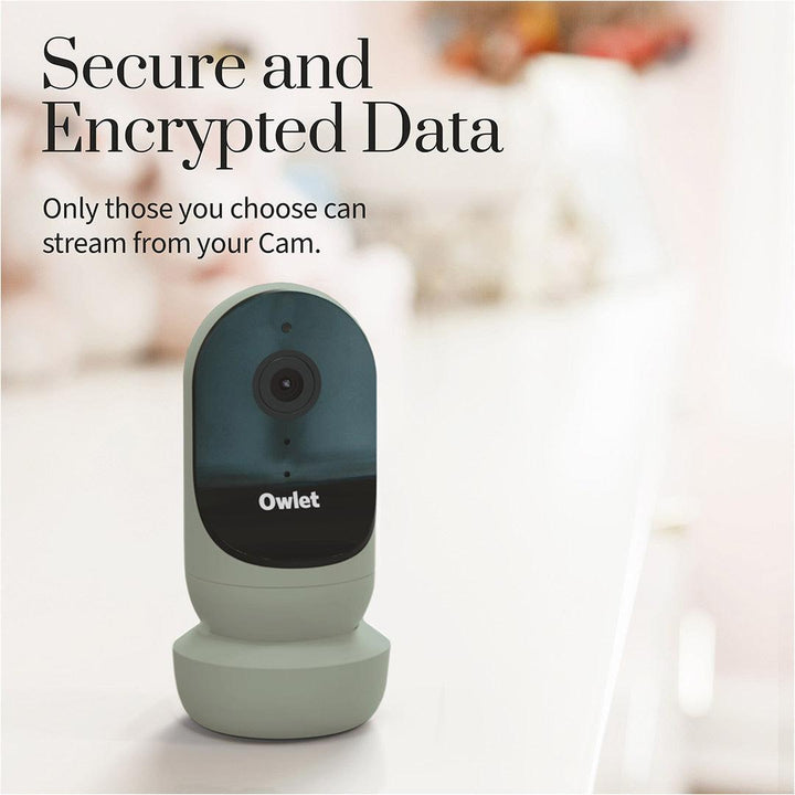 Owlet Monitor Duo - Smart Sock 3 + Cam 2 - Sleepy Sage-Baby Monitors- | Natural Baby Shower