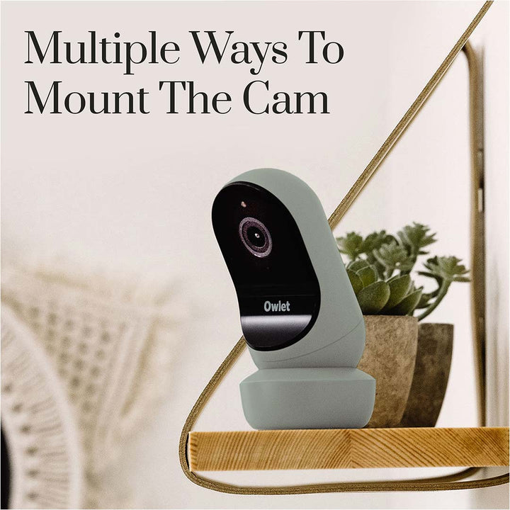 Owlet Monitor Duo - Smart Sock 3 + Cam 2 - Sleepy Sage-Baby Monitors- | Natural Baby Shower