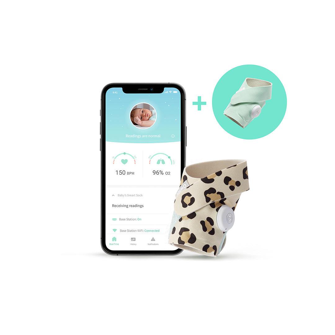 Owlet Smart Sock 3 Bundle - Wild Child + Mint-Baby Monitors- | Natural Baby Shower