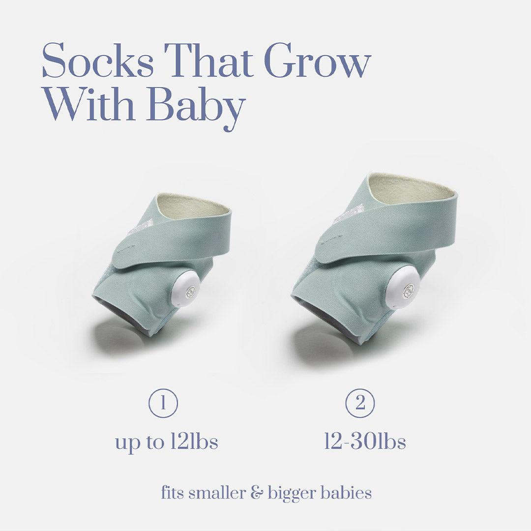 Owlet Monitor Duo - Smart Sock 3 + Cam 2 - Sleepy Sage-Baby Monitors- | Natural Baby Shower