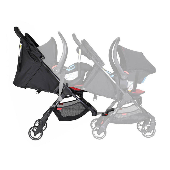 Phil & Teds Go Double Kit + Liner - Sky-Stroller Frames- | Natural Baby Shower