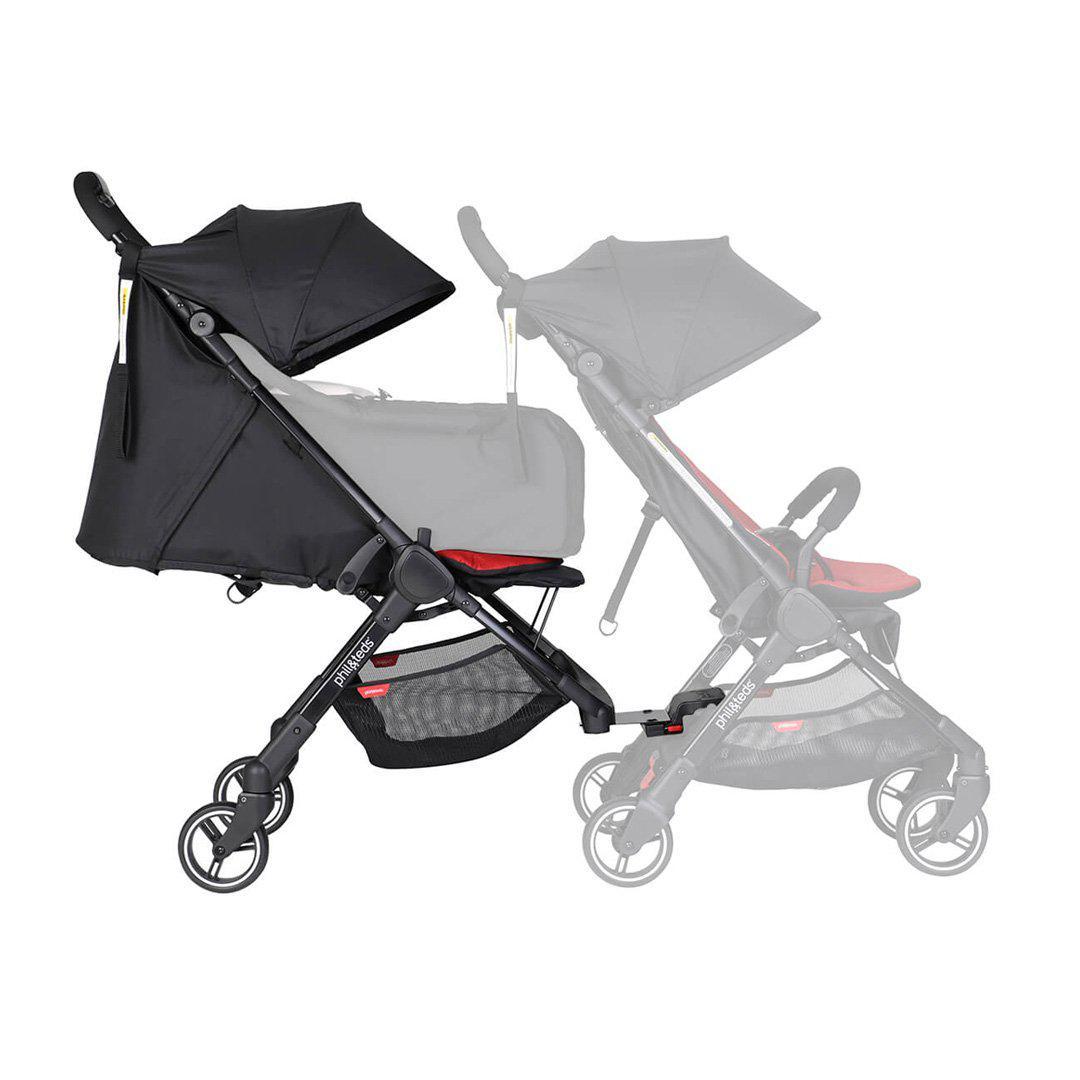 Phil & Teds Go Double Kit + Liner - Sky-Stroller Frames- | Natural Baby Shower