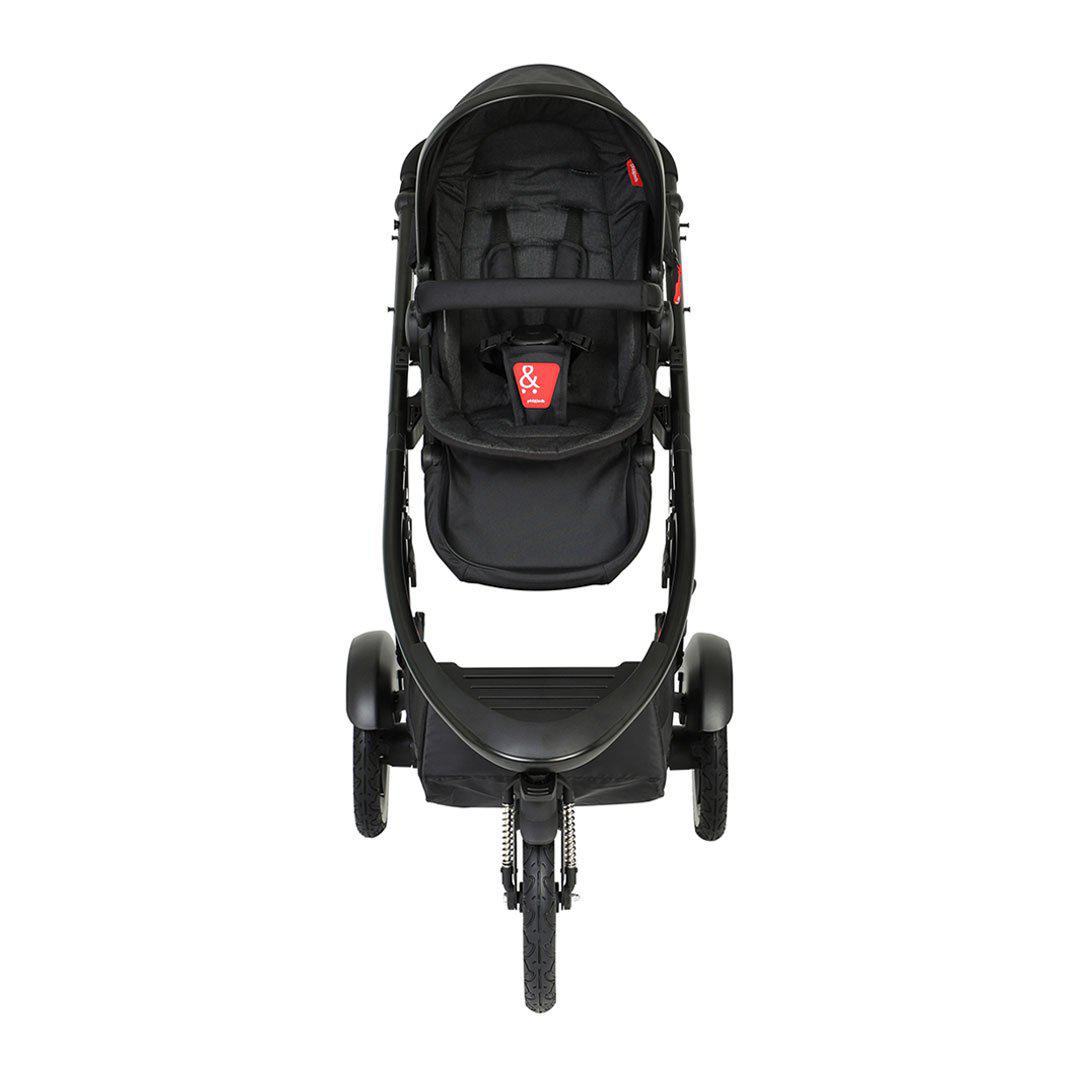 Outlet - Phil & Teds Sport Verso Pushchair - Black-Strollers- | Natural Baby Shower