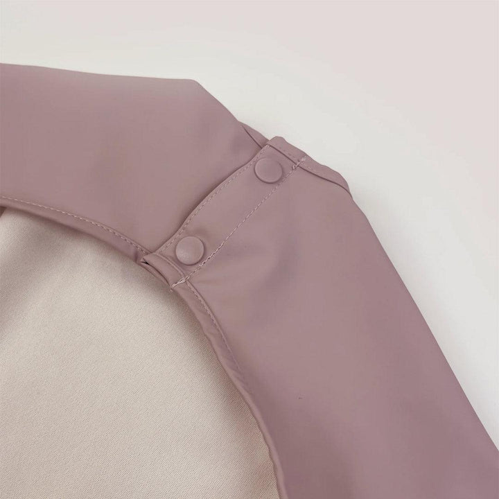 Pippeta Waterproof Cape Sleeved Bib - Ash Lilac-Bibs-Ash Lilac- | Natural Baby Shower