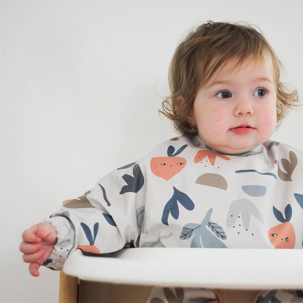 Pippeta Waterproof Cape Sleeved Bib - Know Your Onions-Bibs-Know Your Onions- | Natural Baby Shower