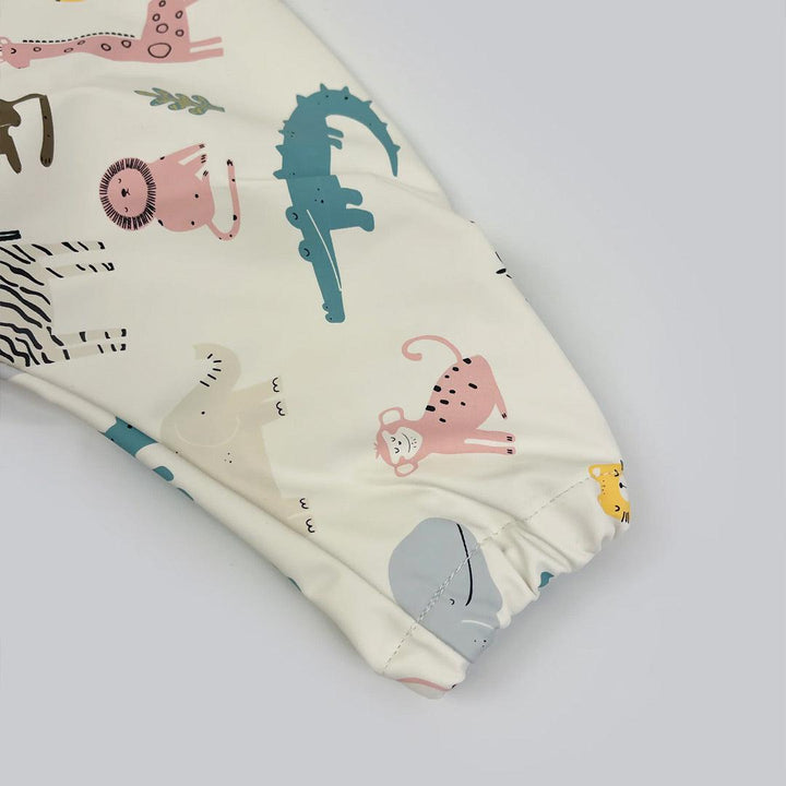 Pippeta Waterproof Cape Sleeved Bib - Safari-Bibs-Safari- | Natural Baby Shower