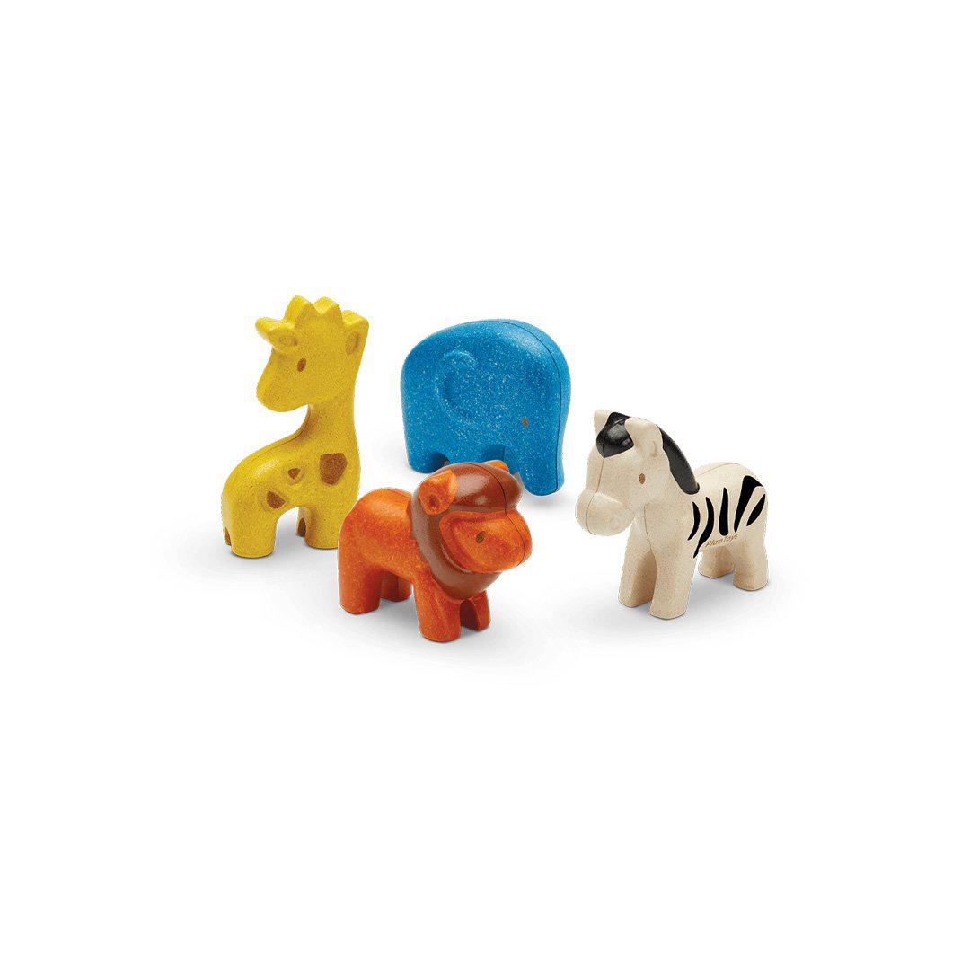 Plan Toys Animals Set - Wild Animals-Role Play-Wild Animals- | Natural Baby Shower