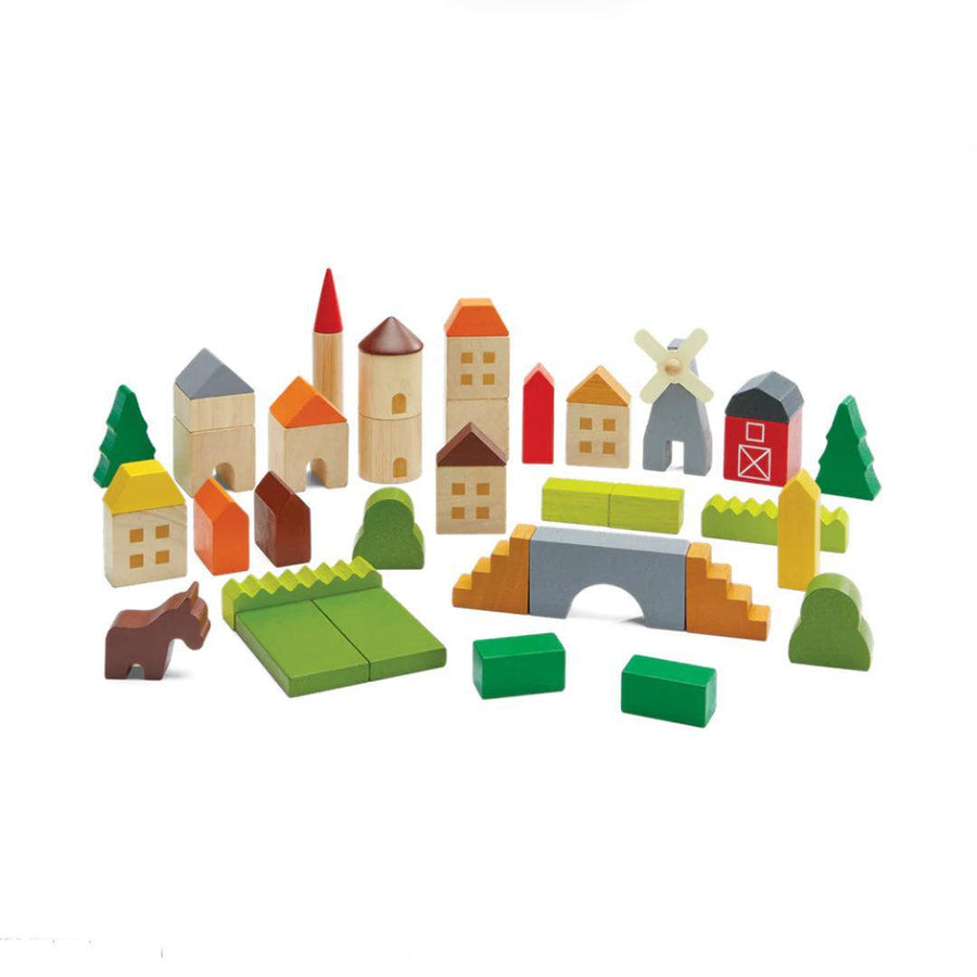 Plan Toys Countryside Blocks-Stacking Toys- | Natural Baby Shower