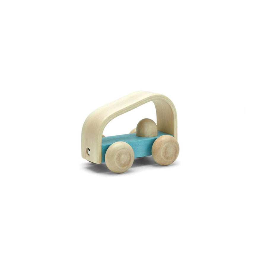 Plan Toys Vroom Car - Baby Blue-Push-Alongs- | Natural Baby Shower