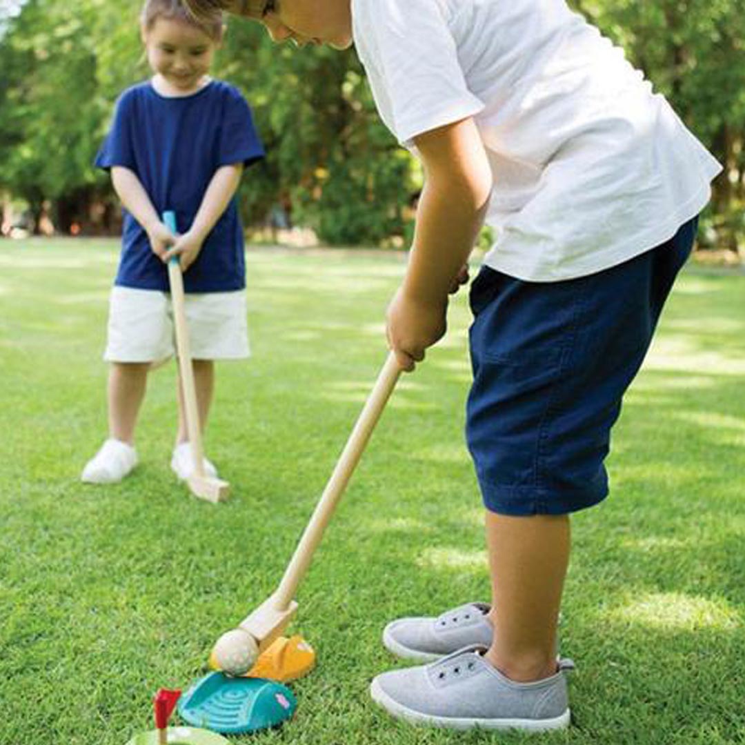 Plan toys mini golf set deals