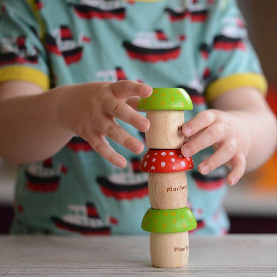 Plan Toys Mushroom Kaleidoscope (1 Piece)-Interactive Toys- | Natural Baby Shower