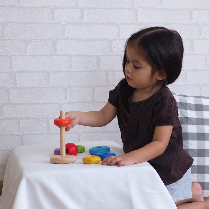Plan Toys Stacking Ring-Stacking Toys- | Natural Baby Shower