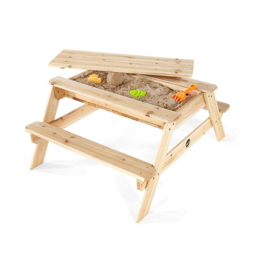 Plum Wooden Sand Picnic Table - Natural-Outdoor Furniture- | Natural Baby Shower