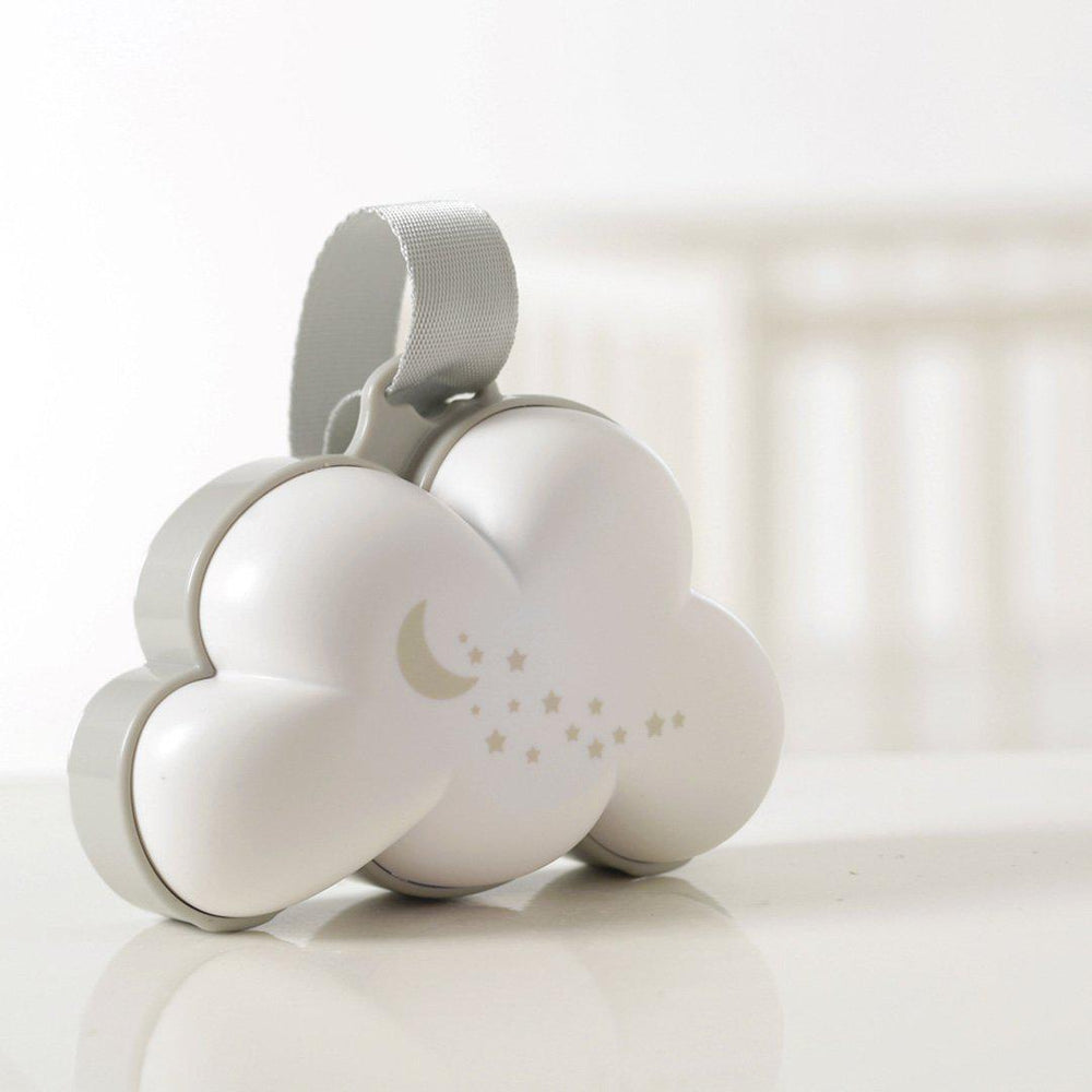 Purflo Dream Cloud Musical Night Light - White + Grey-Sleeping Aids- | Natural Baby Shower