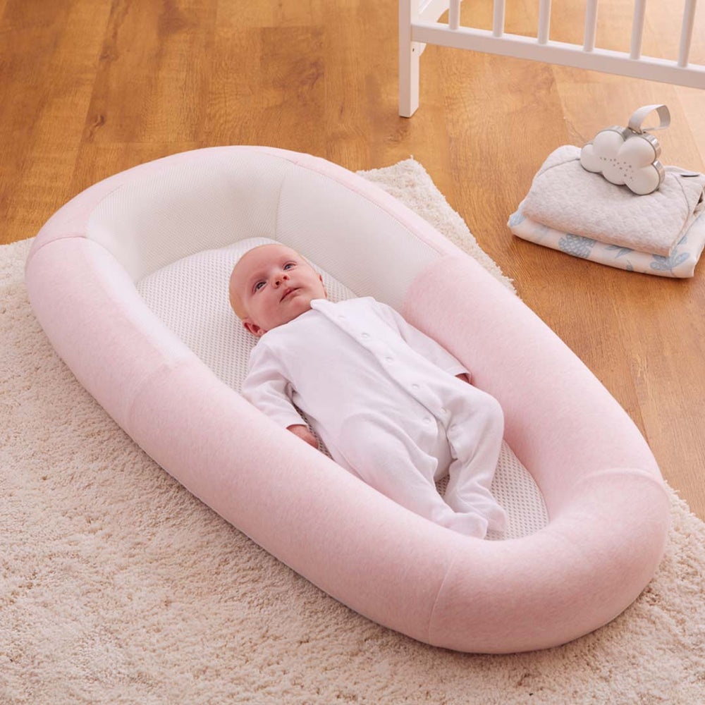 Purflo Sleep Tight Baby Bed Cover - Shell Pink-Sleep Positioners + Pod Covers- | Natural Baby Shower